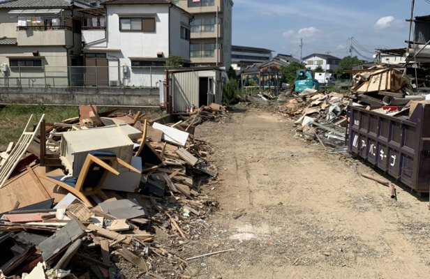 久御山町島田堤外　解体工事