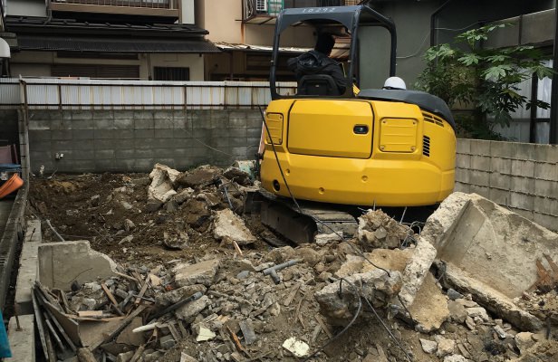 京都府向日市解体工事